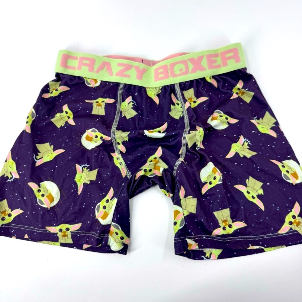 Crazy Boxer - Star Wars Purple and‎ Green Boxer Briefs